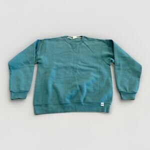 Vintage 90s Russell Athletic Teal Green Sweatshirt Size M MEDIUM **Flaws**